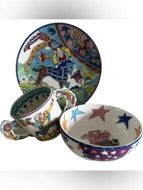 Tiffany & Co. Gene Moore 1997 “ Fantasy” 3- pc Child Set~ MINT